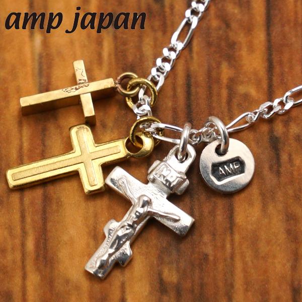 amp japan（アンプジャパン） トリプルクロス ネックレス ペンダント