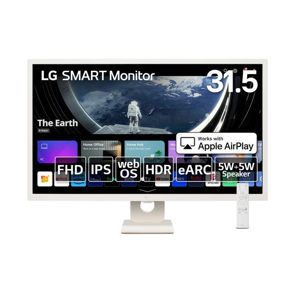 スマートモニター】LGエレクトロニクス 32SR50F-W 31.5型 スマート