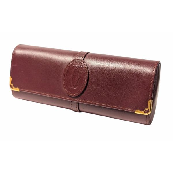 Cartier（カルティエ） メガネケース 眼鏡ケース マスト レザー