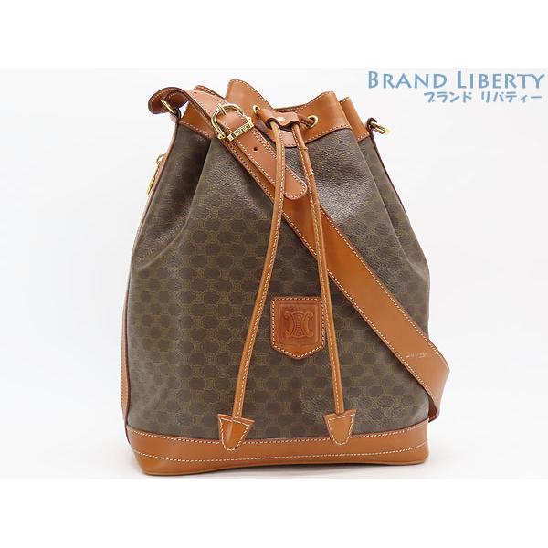 CELINE（セリーヌ） 美品 ヴィンテージ マカダム バケツ 巾着型