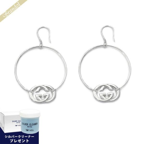 GUCCI（グッチ） ピアス レディース タブルG フープピアス シルバー