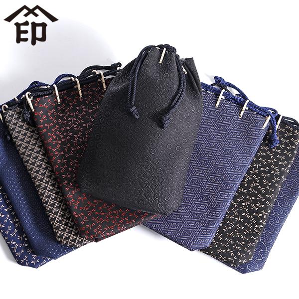 印傳屋（INDEN-YA） 最大53%☆3/1迄 合切袋 印伝 インデンヤ 巾着 合切