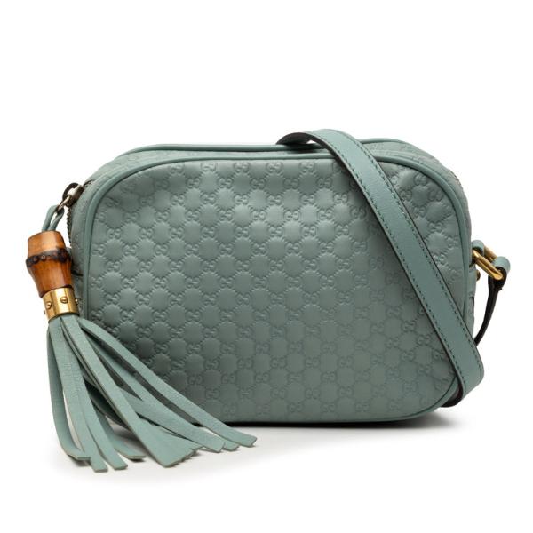 GUCCI（グッチ） マイクログッチシマ バンブー バンブー 斜め掛け