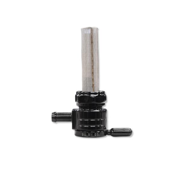 ○GOLAN クリックスリックガスコック 22mmナット ブラック ストレート