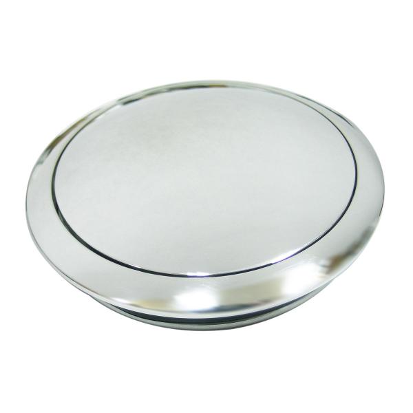 9穴用 ビレット アルミポリッシュ ホーンボタン 3インチ 76mmタイプ