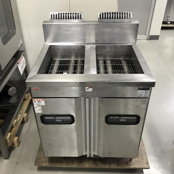 マルゼン（MARUZEN） 二槽フライヤー ※電気ガス両電源必要 MXF-076WB