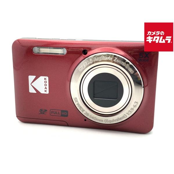 中古】 【美品】 コダック PIXPRO FZ55 ボディ レッド : カメラの