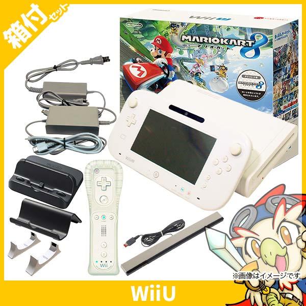 任天堂（Nintendo） Wii U マリオカート8 セット 本体 シロ 白 中古
