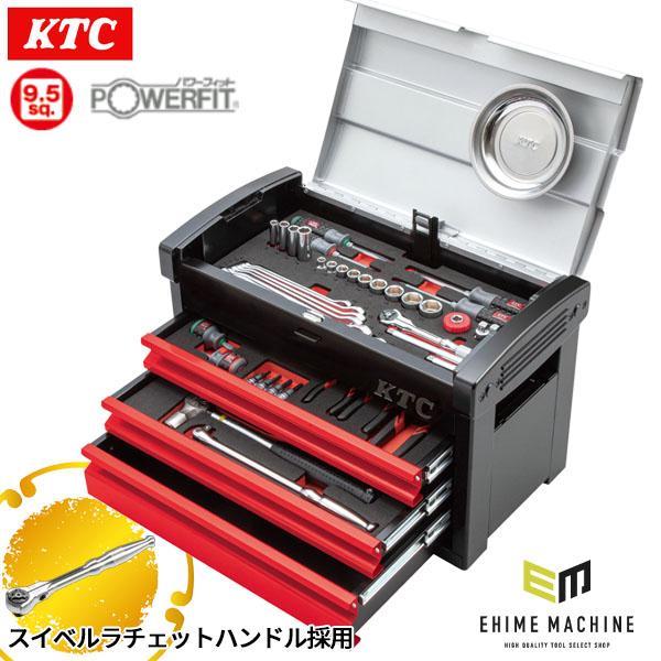 KTC 工具セット(チェストタイプ)[66点] (SK3660ESW)(4989433982090