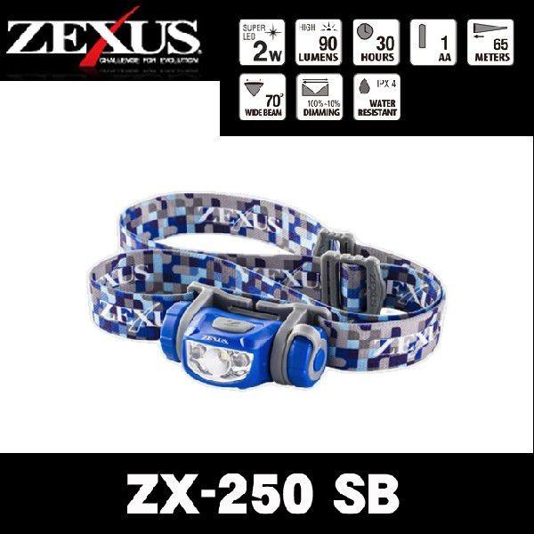 冨士灯器 ゼクサス LEDヘッドライト ZX-250 SB（サムライブルー