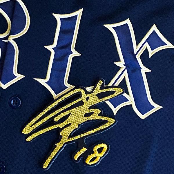 ☆送料無料☆オリックス バッファローズ 山本由伸 サイン 黒布 応援