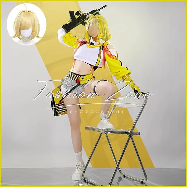 送料無料◇勝利の女神：NIKKE 風 エレグ コスプレ衣装 ウィッグ