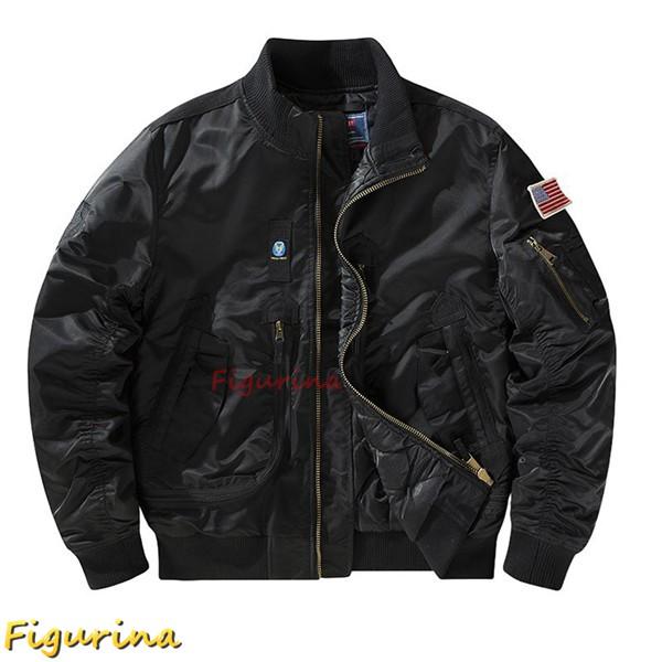 フライトジャケット メンズ 中綿ジャケット MA-1 アメリカン 秋冬 厚手