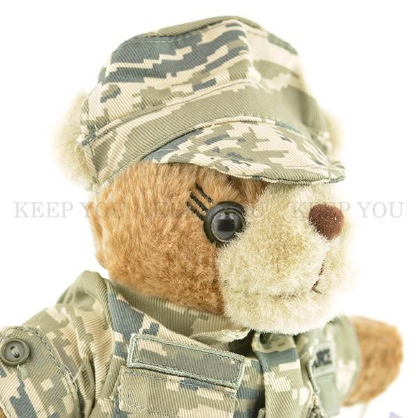 テディベア ミリタリー仕様 約25cm 軍隊 迷彩柄 BEAR FORCES of