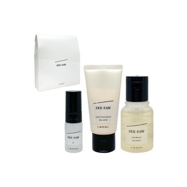 SEE/SAW ルベル シーソー ミニギフト BALANCE シャンプー 50ml & ヘア