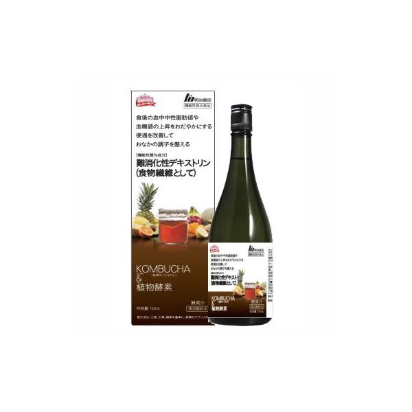 機能性表示食品】 KOMBUCHA（コンブチャ）&植物酵素 720mL : ヘルス