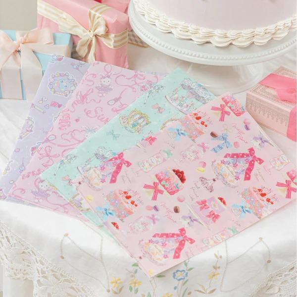 mezzo piano メゾピアノ 35th アーカイブ柄 A4クリアファイル 4枚