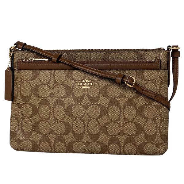 COACH（コーチ） シグネチャー ショルダーバッグ ロゴ 斜め掛け
