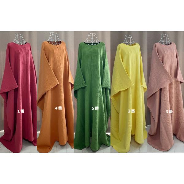 100％綿の素材の,ヨモギ蒸しマント 、コットンよもぎ蒸し専用服、3