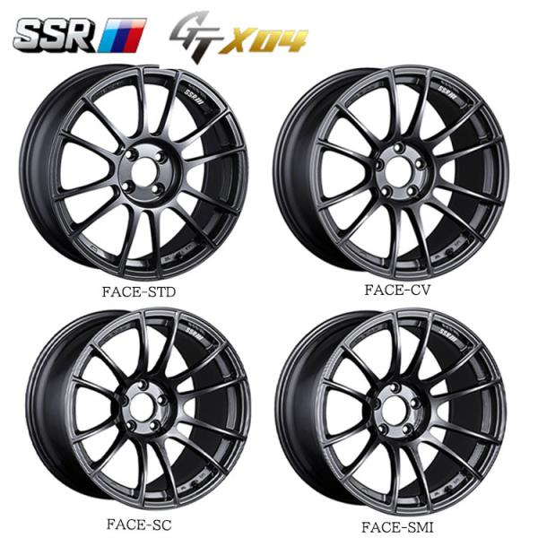SSR 17インチ 4H100 7J 7J+42 4穴 ホイール 【1本単品 新品】 ダーク
