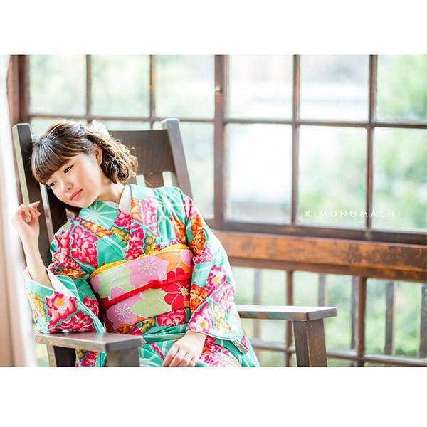 KIMONOMACHI （Prices down4）お仕立て上がり 京袋帯「カラフル 桜と楓