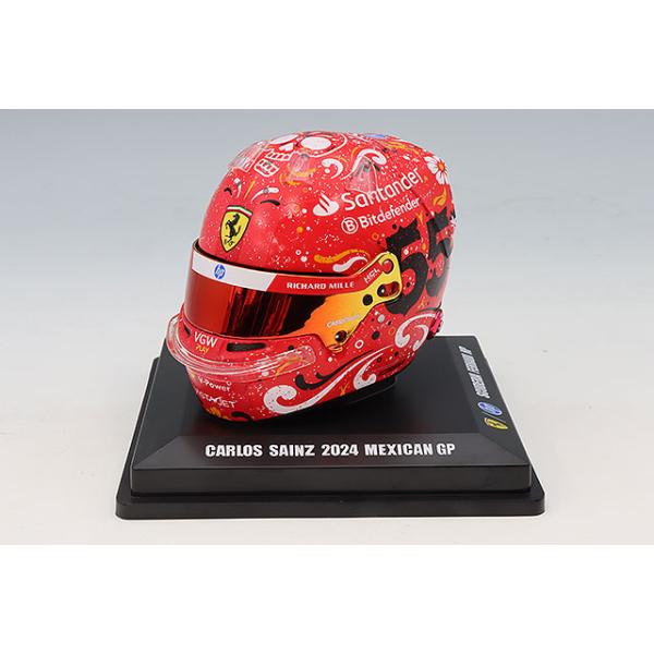 ルックスマート 1/5 ヘルメット カルロス・サインツJr. 2024 F1