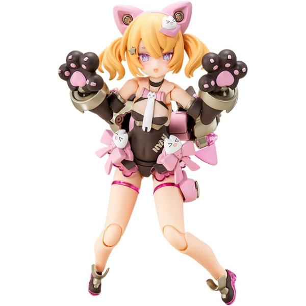 コトブキヤ メガミデバイス PUNI☆MOFU 黒マオ 全高約135mm 1/1