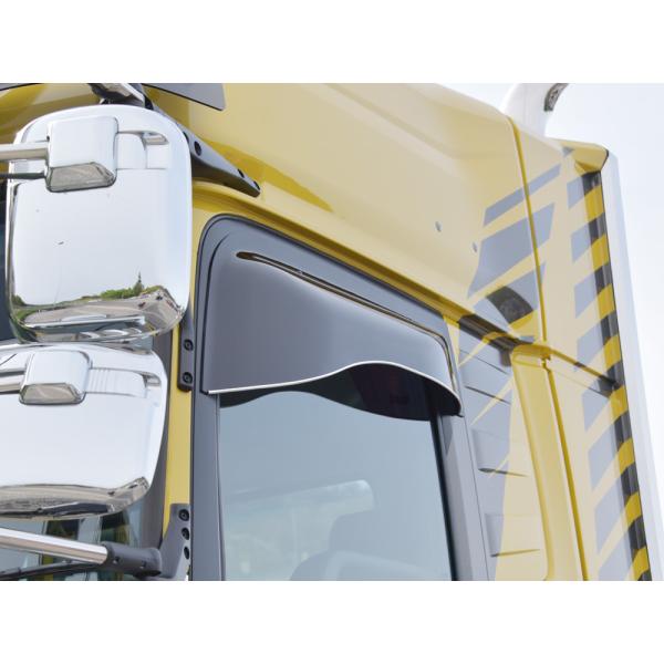 AWV ワイドロング ドアバイザー ファイブスターギガ用 ブラック