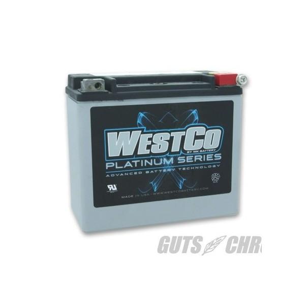 WCP20L PLATINUMシリーズ（AGMバッテリー）純正65989-97C互換 WESTCO