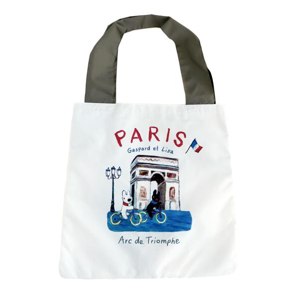 リサとガスパール エコバッグ L 凱旋門 【Gaspard et Lisa