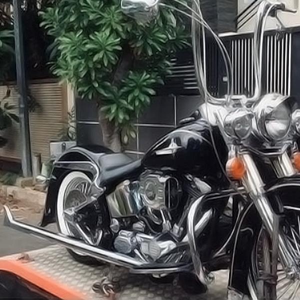 ソフテイル トゥルーデュアルヘッダー用 39インチ・フィッシュテール