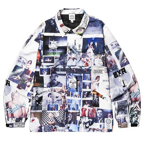 BORN X RAISED (ボーンアンドレイズド) コーチジャケット SHERM ALL