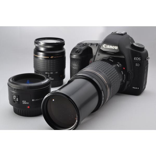 EOS 5D Mark II Canon キヤノン 超望遠トリプルレンズセット : カメラ