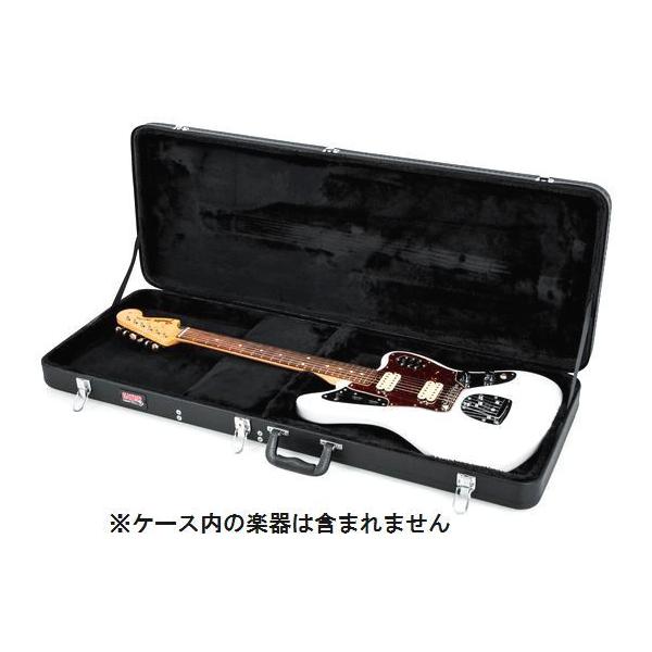A】GATOR☆ジャガータイプ用☆エレキギターハードケース☆合板＋PVC