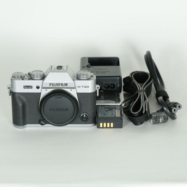 良品 | シャッター数18回] FUJIFILM X-T20 [ボディ シルバー] X
