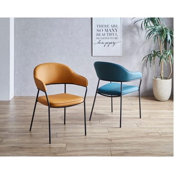 ダイニングチェア 2脚セット 肘付き 肘置き 背もたれ 椅子 イス 食卓