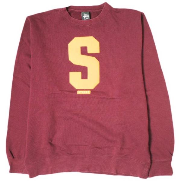 STUSSY ステューシー S Logo Sweat 裏起毛 フェルトロゴスウェット XXL