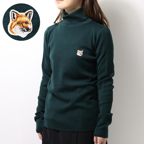 MAISON KITSUNE（メゾン キツネ） FOX HEAD PATCH FITTED TURTLENECK