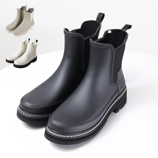 HUNTER（ハンター） W REFINED CHELSEA STITCH DETAIL BOOTS ブーツ