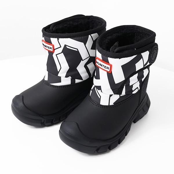 HUNTER（ハンター） LK INTREPID STRAP DTL H-PRINT SNOW BOOT リトル
