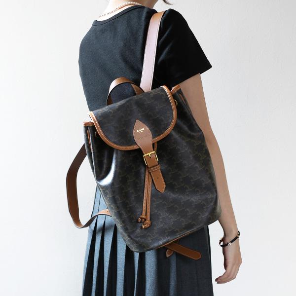 CELINE（セリーヌ） Medium Folco Backpack ミディアム フォルコバック