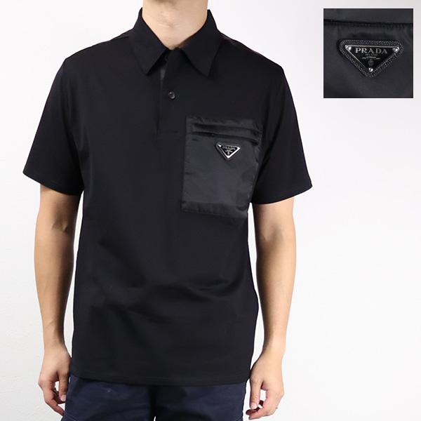PRADA（プラダ） ポロシャツ Stretch Cotton Polo Shirt UJN703 S211