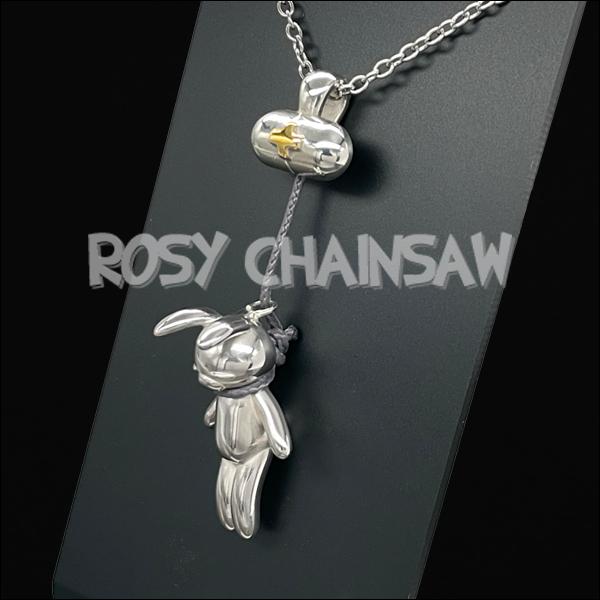 首吊りウサギ】シルバーペンダントトップ : ロージーチェーンソー