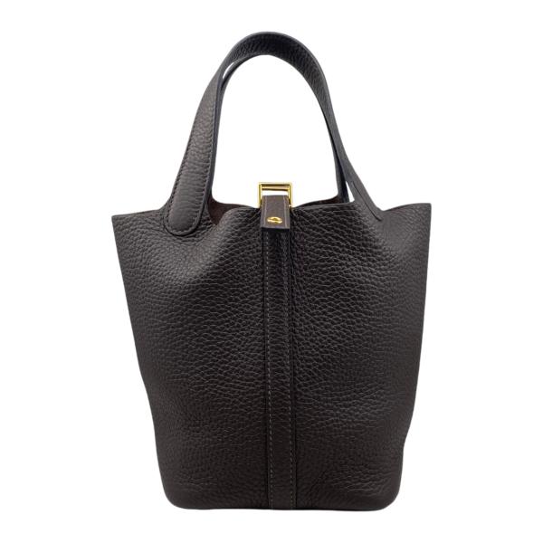 HERMES（エルメス） ハンドバッグ ピコタンロックPM B刻印 エベンヌ