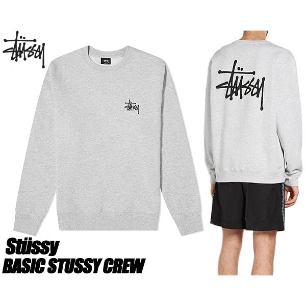 STUSSY（ステューシー） ベーシック クルーネックスウェット STUSSY