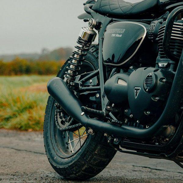 トライアンフ ボンネビル T120 16〜 スリップオンマフラー ブラッシュ