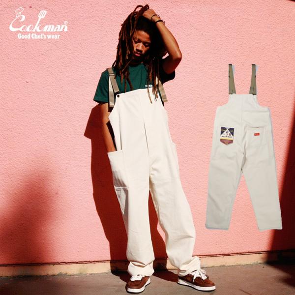 COOKMAN（クックマン） Fisherman's Bib Overall Denim Natural