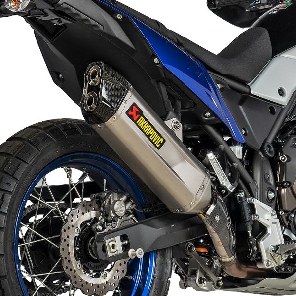 テネレ700 (19-26) AKRAPOVIC スリップオンマフラー (JMCA認証) チタン