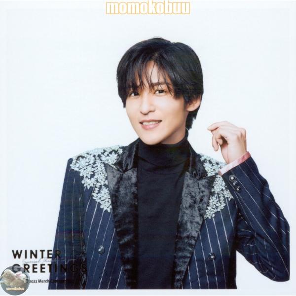 Snow Man 公式 生 写真 ましかくフォト（目黒蓮）CD23005 : momokobuu