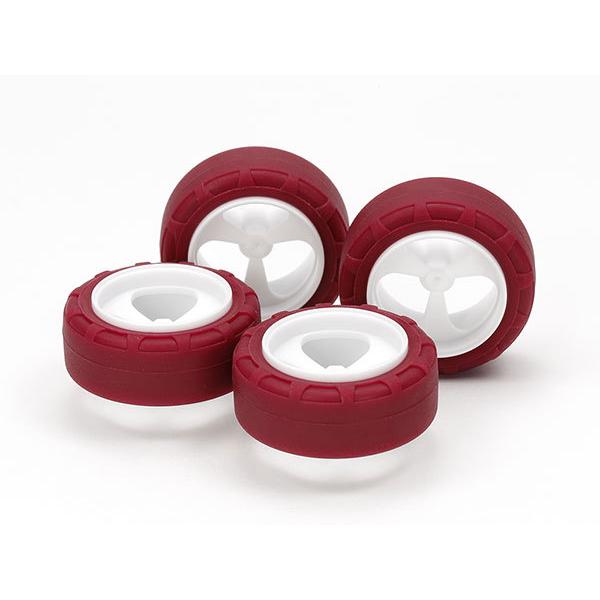 ミニ四駆 限定 95634 ローフリクション小径ナロータイヤ(24mm)＆3本